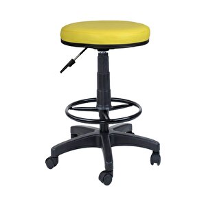 Bürocci Plastik Ayaklı Yüksek Tabure-sarı-2999u0113 Sarı