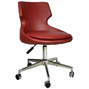 Bürocci Zaga Metal Ayaklı Çalışma Koltuğu-bordo-2023a0102 Bordo