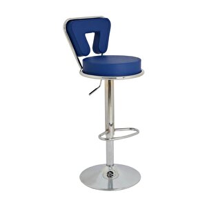 Bürocci Virago Bar Sandalyesi - Lacivert Deri - 9540s0103 Lacivert