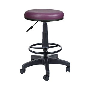 Bürocci Plastik Ayaklı Yüksek Tabure-mor-2999u0124 Mor