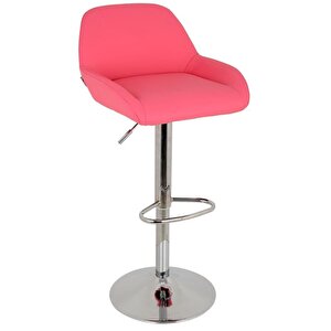 Bürocci Texas Bar Taburesi - Pembe Deri - 9506s0120 Pembe