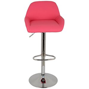 Bürocci Texas Bar Taburesi - Pembe Deri - 9506s0120 Pembe
