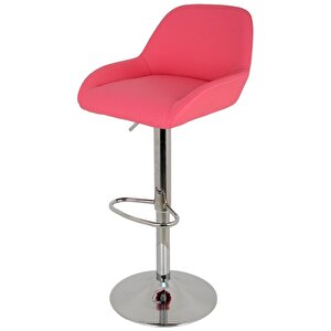 Bürocci Texas Bar Taburesi - Pembe Deri - 9506s0120 Pembe