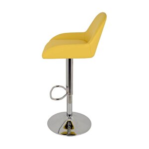 Bürocci Texas Bar Taburesi - Sarı Deri - 9506s0113