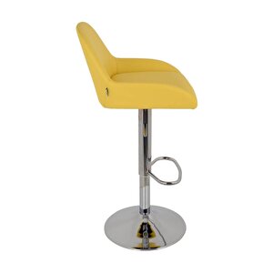 Bürocci Texas Bar Taburesi - Sarı Deri - 9506s0113