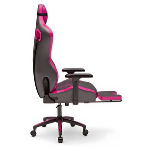 Zio Venom Xl Profesyonel Oyuncu Koltuğu - Antrasit / Pembe - Visco Oturak, 4d Kol, Ayak Uzatma