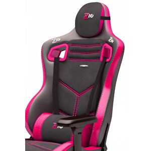 Zio Venom Xl Profesyonel Oyuncu Koltuğu - Antrasit / Pembe - Visco Oturak, 4d Kol, Ayak Uzatma