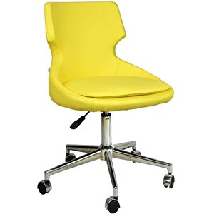 Bürocci Zaga Metal Ayaklı Çalışma Koltuğu-sarı-2023a0113 Sarı