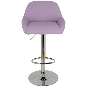 Bürocci Texas Bar Taburesi - Lila Deri - 9506s0114 Lila