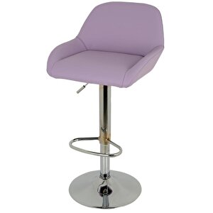 Bürocci Texas Bar Taburesi - Lila Deri - 9506s0114