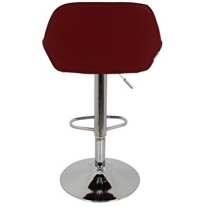 Bürocci Texas Bar Taburesi - Kahverengi Deri - 9506s0121