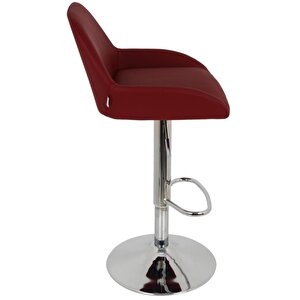 Bürocci Texas Bar Taburesi - Kahverengi Deri - 9506s0121