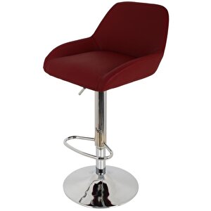 Bürocci Texas Bar Taburesi - Kahverengi Deri - 9506s0121