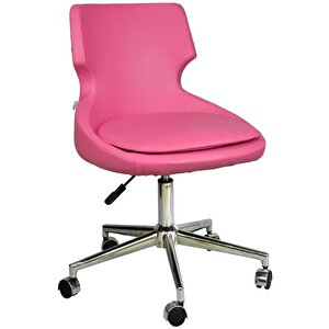 Bürocci Zaga Metal Ayaklı Çalışma Koltuğu-pembe-2023a0120 Pembe