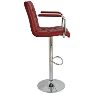 Bürocci Helen Bar Sandalyesi-bordo-9519q0102