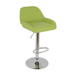 Bürocci Texas Bar Taburesi - Yeşil Deri - 9506s0110 Yeşil