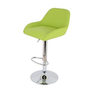 Bürocci Texas Bar Taburesi - Yeşil Deri - 9506s0110 Yeşil