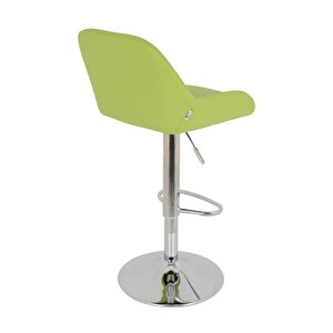 Bürocci Texas Bar Taburesi - Yeşil Deri - 9506s0110