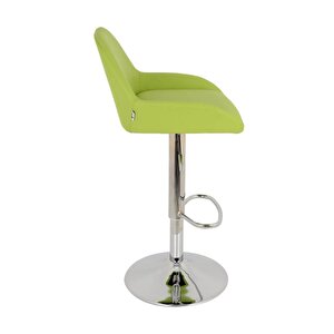 Bürocci Texas Bar Taburesi - Yeşil Deri - 9506s0110