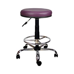 Bürocci Metal Ayaklı Yüksek Tabure-mor-2999t0124 Mor