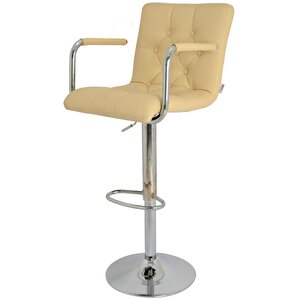 Bürocci Helen Bar Sandalyesi-krem-9519q0115 Krem