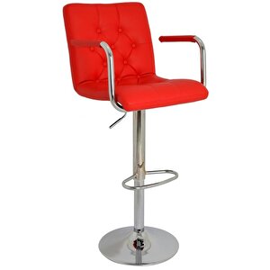 Bürocci Helen Bar Sandalyesi-kırmızı-9519q0116 Kırmızı