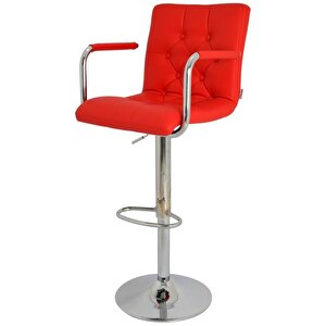 Bürocci Helen Bar Sandalyesi-kırmızı-9519q0116 Kırmızı
