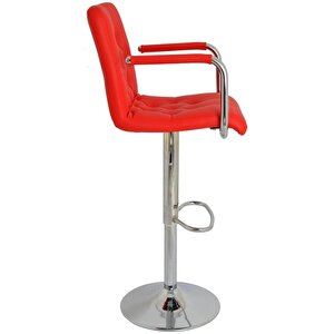 Bürocci Helen Bar Sandalyesi-kırmızı-9519q0116