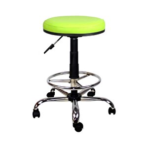 Bürocci Metal Ayaklı Yüksek Tabure-yeşil-2999t0110 Yeşil
