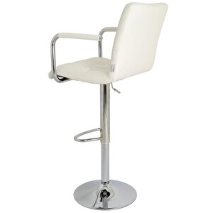Bürocci Helen Bar Sandalyesi-beyaz-9519q0109 Beyaz