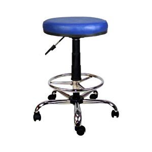 Bürocci Metal Ayaklı Yüksek Tabure-lacivert-2999t0109 Lacivert