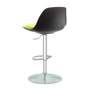 Bürocci Nadya Bar Sandalyesi - Sarı Deri - Metal Ayaklı Bar Taburesi - 9537s0113 Sarı