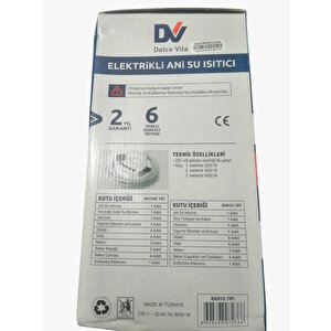 Dolce Vita Mt8000 Banyo Ve Mutfak Uyumlu Şofben