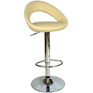 Bürocci Larissa Bar Taburesi-krem-9501q0115 Krem