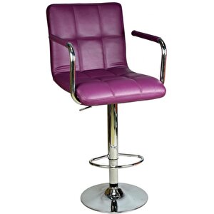 Bürocci Carla Bar Taburesi-mor-9503q0124 Mor