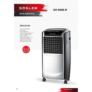 Sh-9005r Uzaktan Kumandalı Sulu Hava Soğutucu