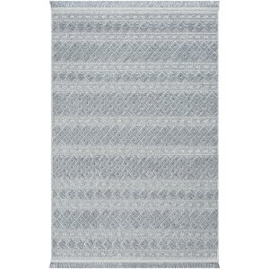 Dream 151 Gri Kesme Halı Yolluk Koridor Halısı Dokuma Mutfak Halısı Çocuk Odası Halısı 100x350 cm