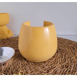 Minimalist Beton Buhardanlık Sarı