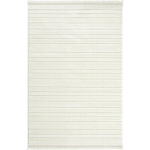 Dream 154 Krem Kesme Halı Yolluk Koridor Halısı Dokuma Mutfak Halısı Çocuk Odası Halısı 120x180 cm