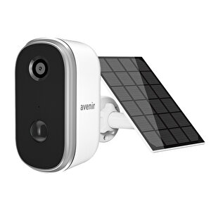 Av-s270 Solar Panelli Güneş Enerjili Kablosuz Dış Ortam Akıllı Sesli Bullet  Wifi Kamera