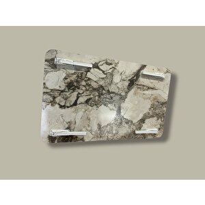 Yer Sofrası Mutfak Sofrası Beyaz Mermer Kolay Taşınabilir 60 X 100 Cm Balkon Sofra