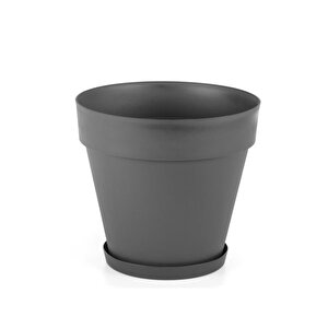 So-ys07 Yalı Saksı Tabaklı 46 Lt No 7 Antrasit