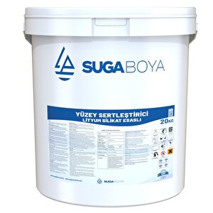 Suga Yüzey Sertleşti̇ri̇ci̇ Li̇tyum Si̇li̇kat Esasli 20 Kg Şeffaf