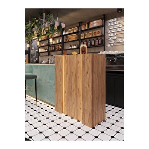 Festival Ledli Karşılama Bankosu - 90 Cm - Bl004-6-6 - Atlantik Çam