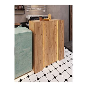 Festival Ledli Karşılama Bankosu - 90 Cm - Bl004-6-6 - Atlantik Çam
