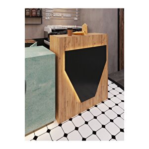 Festival Ledli Karşılama Bankosu - 90 Cm - Bl001-1-2 - Çam - Antrasit