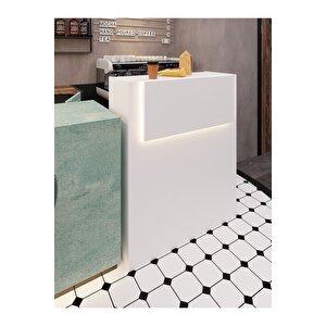 Festival Ledli Karşılama Bankosu - 90 Cm - Bl003-1-1 - Beyaz - Beyaz
