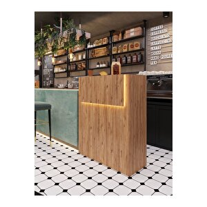 Festival Ledli Karşılama Bankosu - 90 Cm - Bl003-6-6 - Atlantik Çam