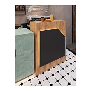 Festival Ledli Karşılama Bankosu - 90 Cm - Bl002-6-4 - Çam - Antrasit