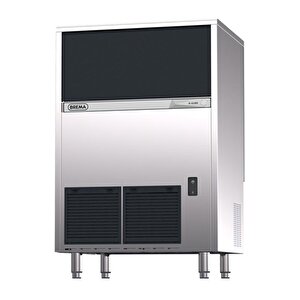 Gurme Küp Buz Makinesi, 90 Kg/gün Kapasiteli, Otomatik Temizleme Sistemi Hazneli